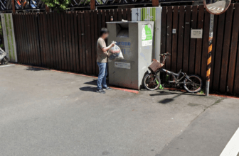 舊衣回收示意 / Used clothes recycling concept